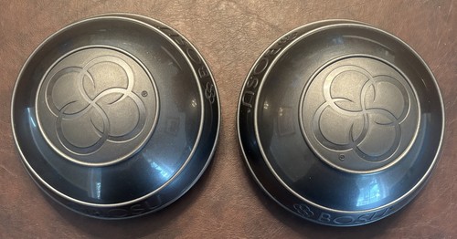 BOSU Balance Ball Trainer 6 Inch Cardio Workout Pod Core Strength Set Of 2 Gray
