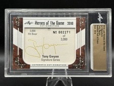 2018 Leaf Heroes of the Game Cut Signature Cards 11