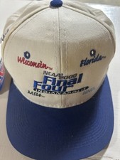 Vintage NCAA 2000 Final Four Indianapolis Cap Wisconsin Florida MSU UNC