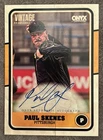 2025 Onyx Vintage Paul Skenes Auto On Card Pirates