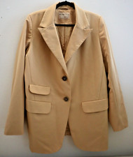 We The Free x Free People OB1447529 Sz M Neutral/Tan Bowie Blazer Jacket 168