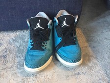 Jordan 3 Powder Blue Slightly Used