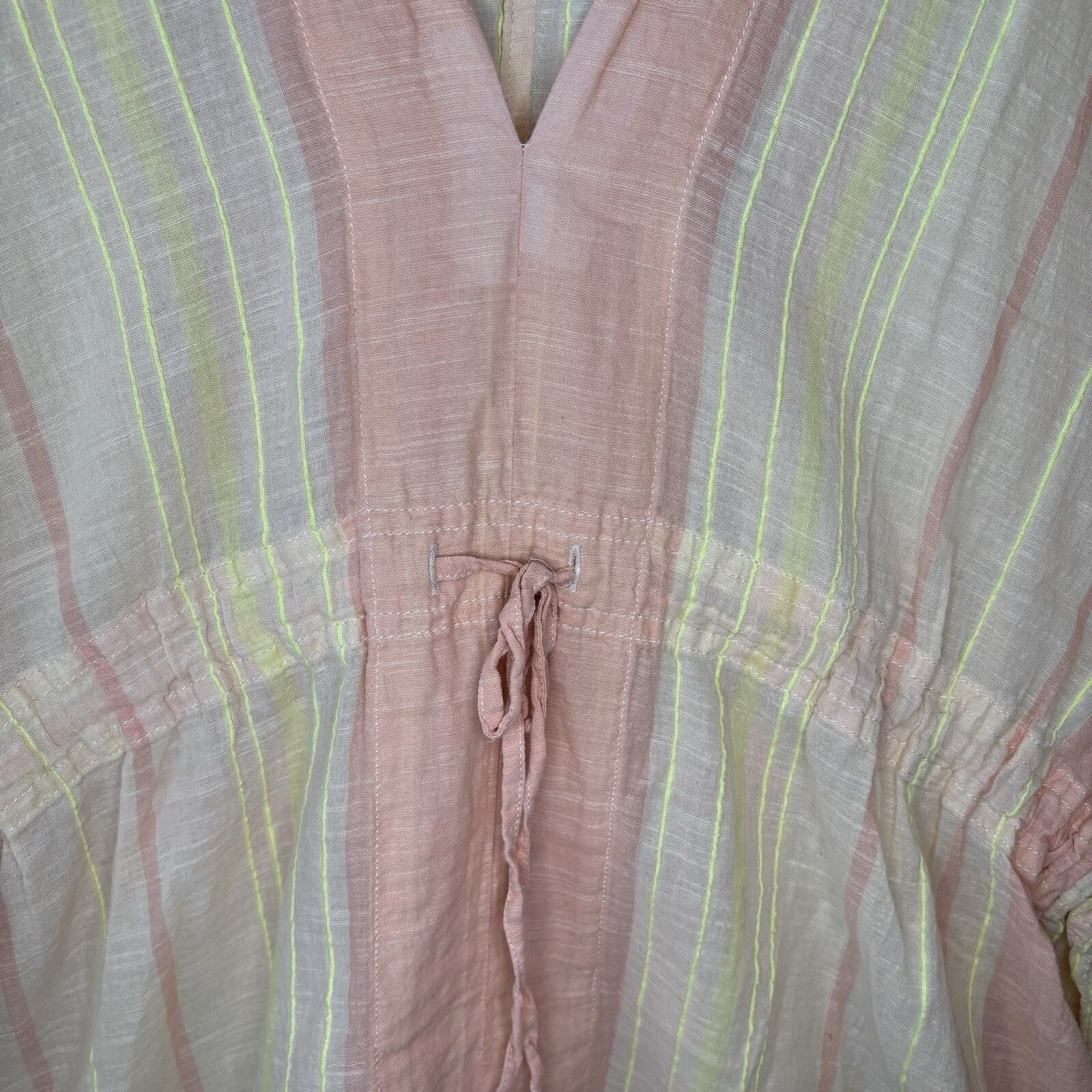 Prana Tunic Cover Up Small Marina Bay Orange Swim Lightweight Beach Travel Gorp