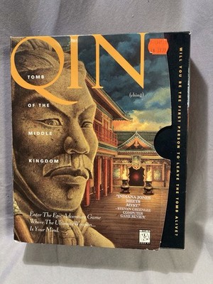 QIN - Tomb of the Middle Kingdom- Stunningly Beautiful Vintage PC game Orig. Box