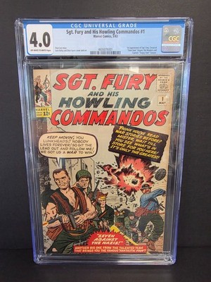 Sgt. Fury and His Howling Commandos #1 (1963) CGC 4.0 1st Sgt. Fury Lee Kirby
