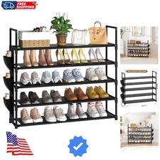 5 Tier Shoe Organizer Rack for Closet, Entryway, Garage, Door, Space Saving, ...