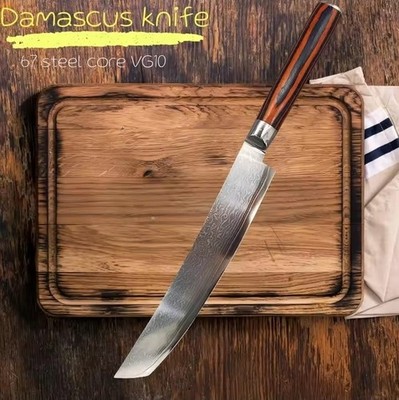 Santoku Damastmesser  , VG10 Rostfreies Damascus Messer 