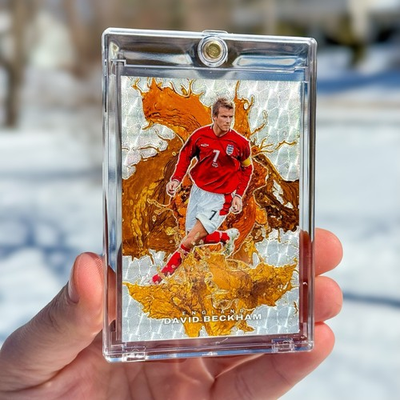 #ad #ad 2024 Panini Black Friday Splash of Color David Beckham Silver Vinyl # 25 England $99.99