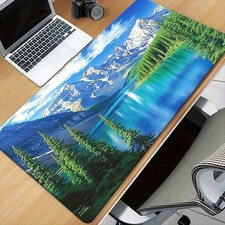 1pc Landscape-Themed Printed Desk Pad, Multifunctional Mouse Pad for Gaming  