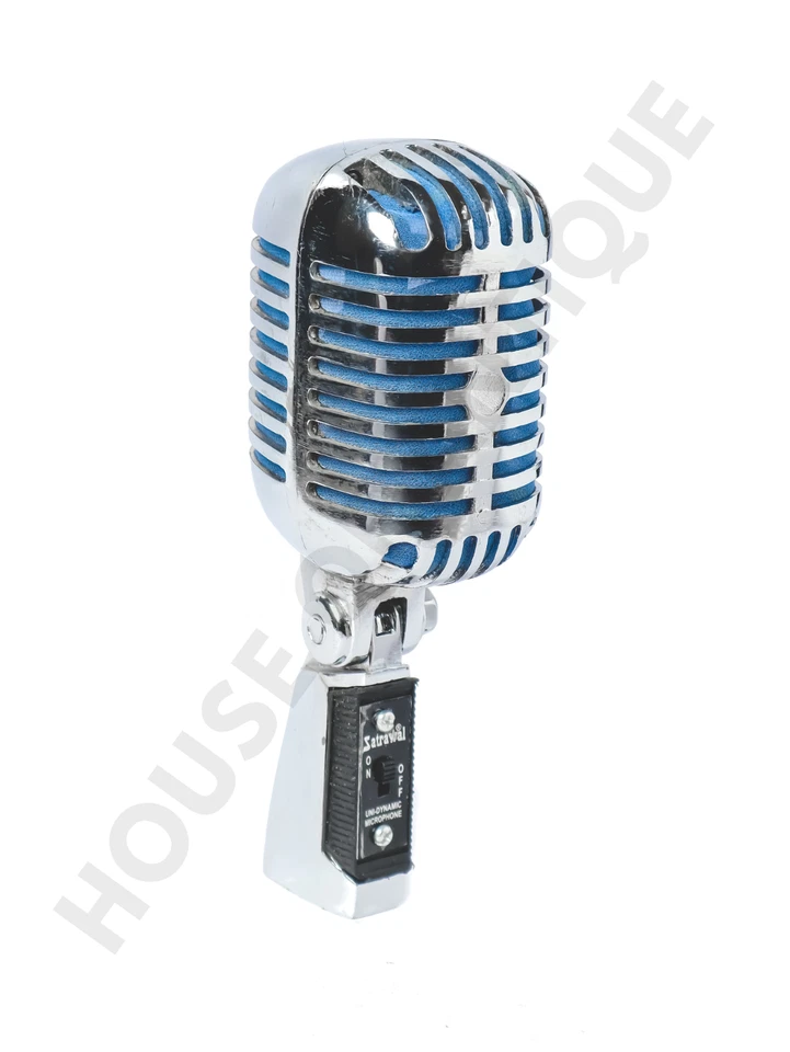 Collectible Dynamic Vintage Classic Grill Microphone Antique  Metal Working Mic. - Image 2 of 4