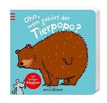 Oho, wem gehört der Tierpopo?: Mit stabilen Klapp... | Buch | Zustand akzeptabel