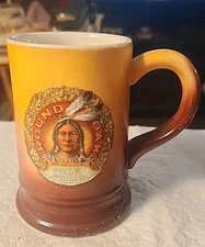 #2 1907 Round Oak Stoves Handled Mug Dowagiag, MI No Damage