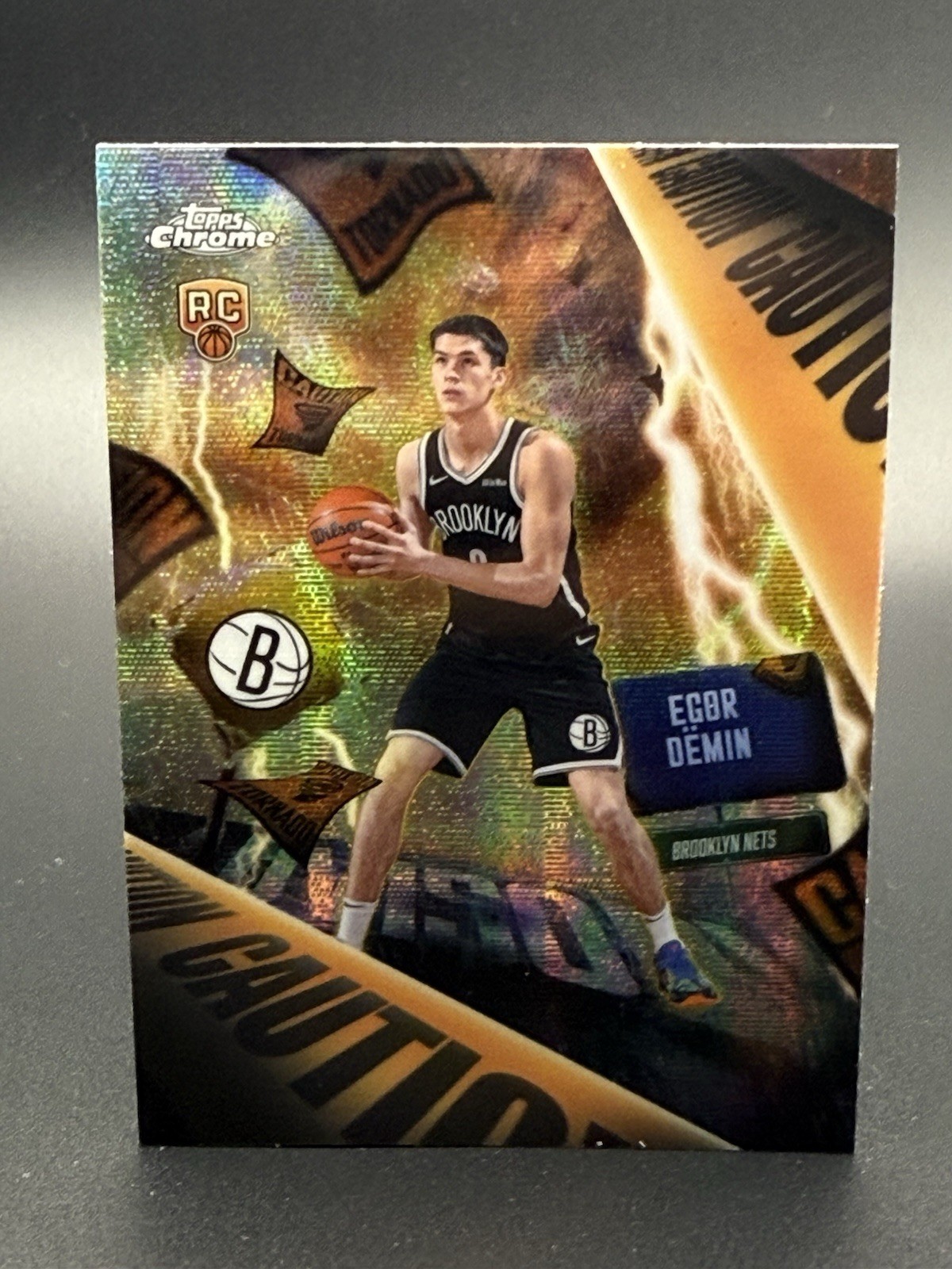 Egor Demin 2025-26 Topps Chrome #AD-8 Advisory Rookie CASE HIT Nets RC SSP