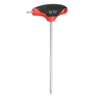 T-Handle Torx-SchlüSsel T27 S2-Stahl Torx-Schraubendreher Rot Schwarz
