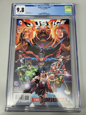 Justice League #50 CGC 9.8 1st mention Three Jokers DC Comics 2016