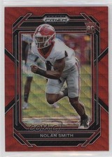 2023 Panini Prizm Draft Picks Ruby Wave Prizm Nolan Smith #177 kr0