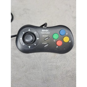 SNK Neo Geo CD Controller Pad Black Wired Gamepad Made in Japan Arcade Style