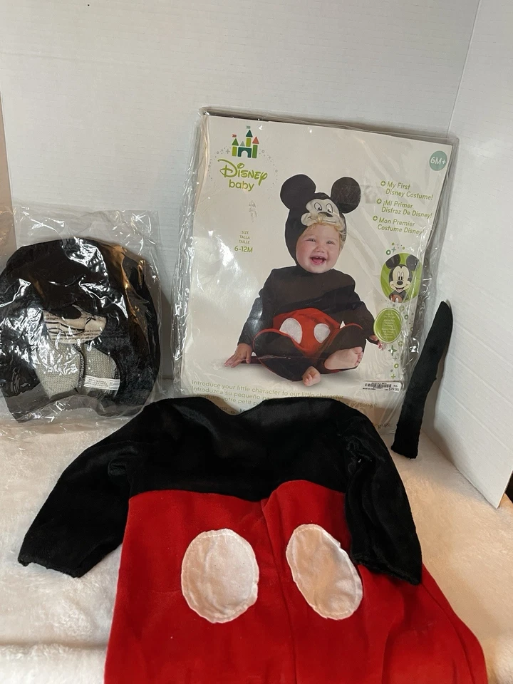 Boys infant DISNEY MICKEY MOUSE Halloween Costume size 6 - 12 months - Image 2 of 4