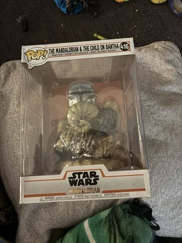 Funko Pop Star Wars the Mandalorian the Child On Bantha #416
