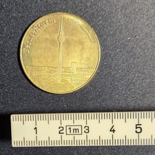 Berlin Fernsehturm Souvenirmünze von 2009 Goldfarben Souvenirmedaille