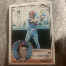 1983 Topps Jim Eisenreich A Baseball Cards #197