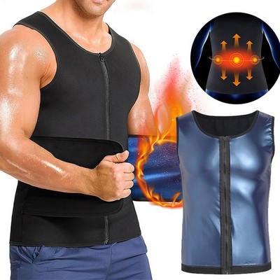 Gynecomastia Compression Body Building Tank Top Men Sauna Slimming Shaper Sweat