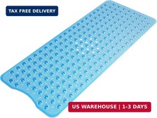 AmazerBath Shower Mat Non Slip 40 x 16 Inches, Bathtub Mat Shower Stall Mats wit