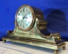 VINTAGE LARGE,HEAVY CHELSEA BOSTON SHIP’S ,BELL STRIKES GILT BRONZE CLOCK