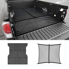 Truck Bed Mat and Net Compatible with 2024-2025 Toyota Tacoma 5FT Truck Bed R...