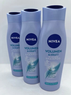 (17,32€/1 L) Nivea Volumen & Kraft 3 x 250 ml PH Balance Shampoo