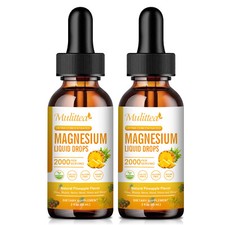 2 Packs Magnesium Liquid Drops, Magnesium Glycinate,Improve Sleep,Anxiety Relief