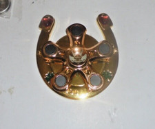 Poker Card Guard Cover Paperweight Spinner Good Luck Horseshoe Five Blessings 88