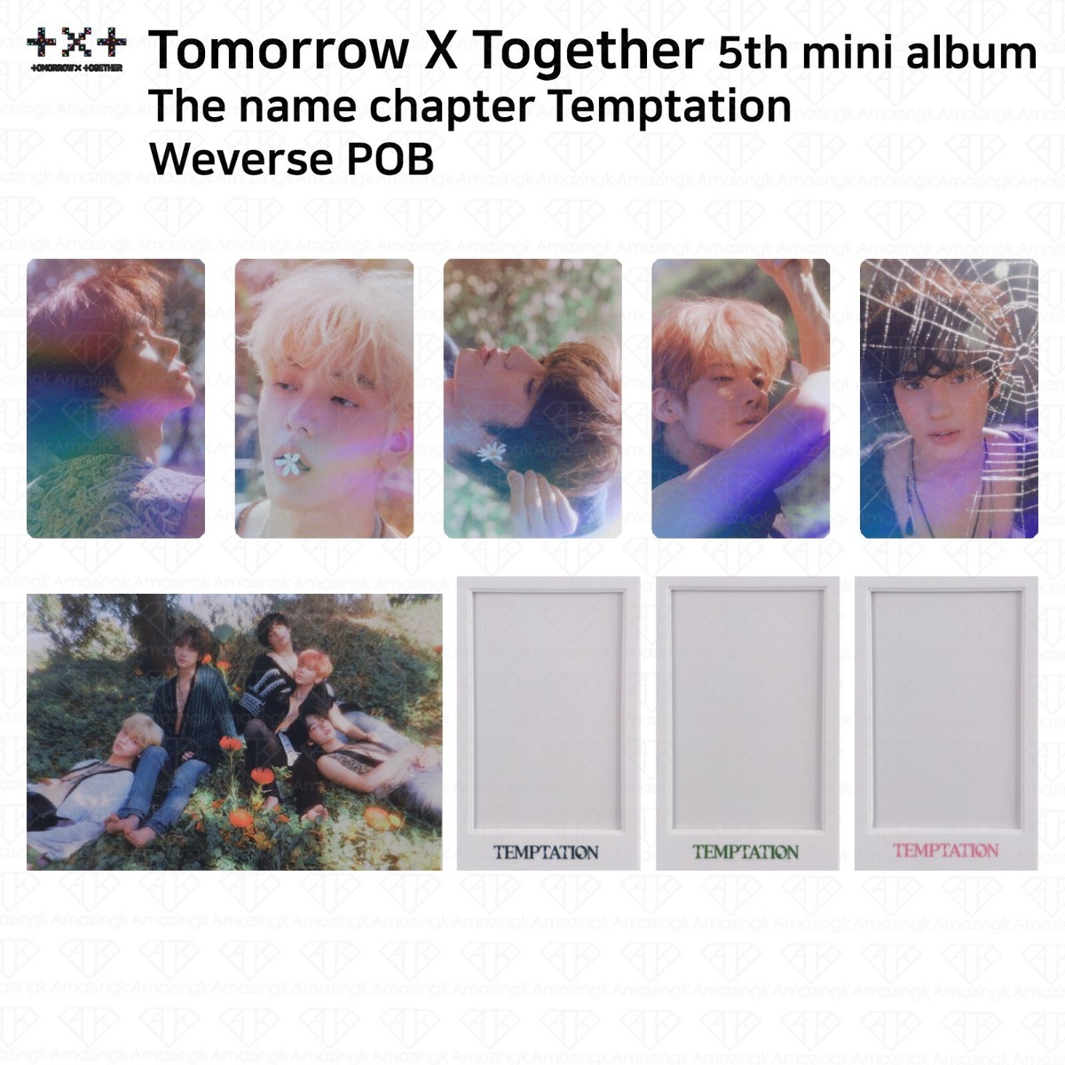 TXT 5th Mini Album The Name Chapter Temptation Weverse POB