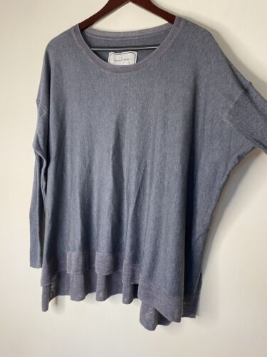 By Malene Birger Women's Sweater Tunic Size XS grey silk Linen Lagenlook - Picture 3 of 12