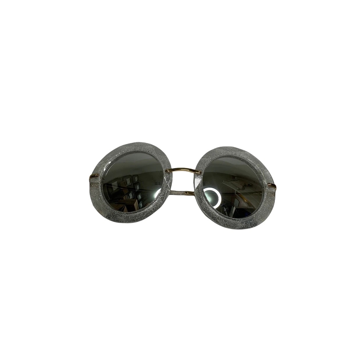 Dolce and gabbana round crystal sunglasses 2025