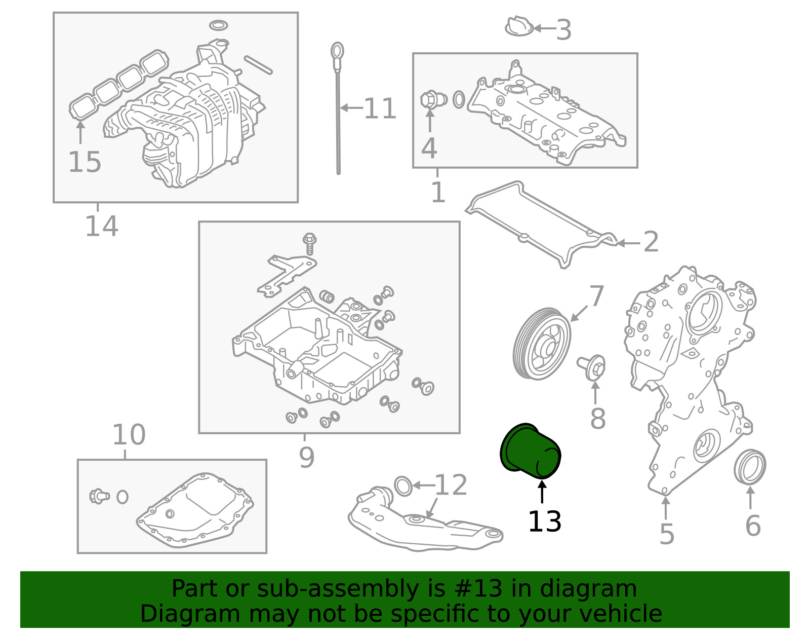 Genuine Nissan 2019-2020 Altima Maxima Oil Filter 15208-65F1B