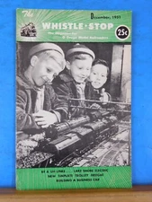 The Whistle Stop 1951 December O Gauge Model Railroading Business car Cook Trans