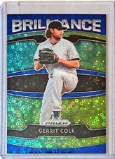 2020 Panini Prizm Brilliance Quick Pitch Blue Donut Circle Gerrit Cole #B-2 /199