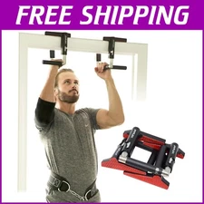 CrossGrips Door Pull Up Bar - No Screw Lightweight Fitness Solution for Adults