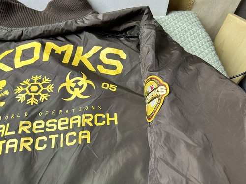 Vintage MENS 3XL Tall AKADEMIKS Reversible Jacket Coat Antarctica Ice Station 9 - Picture 10 of 10