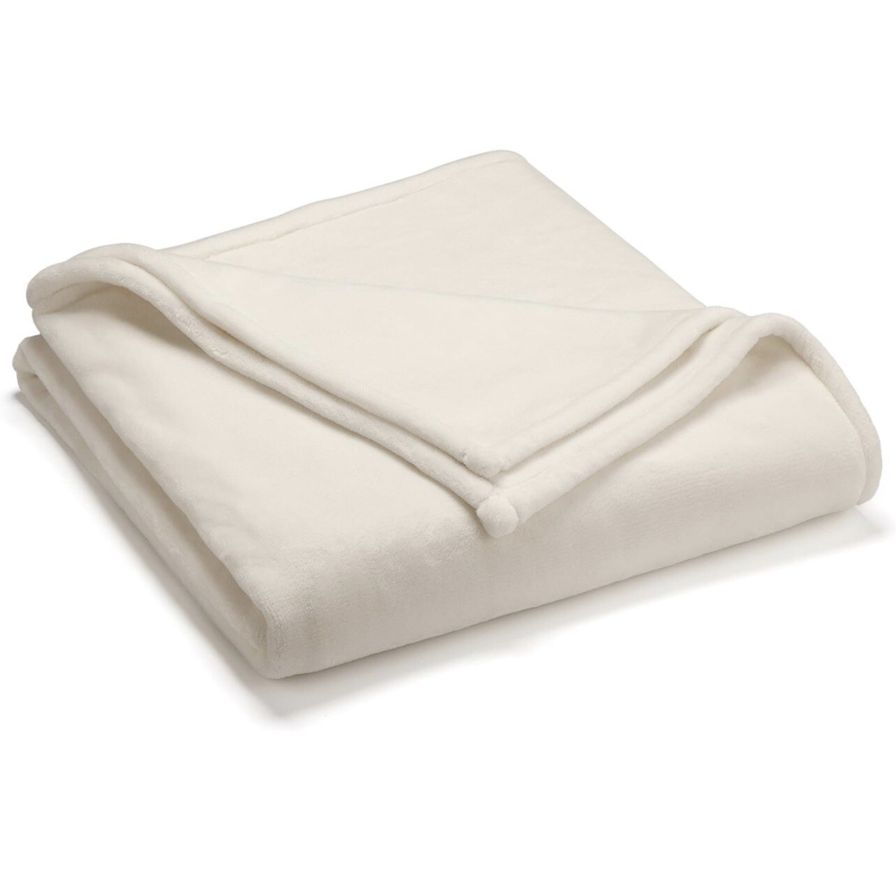 VELLUX Ivory Faux SHEARED MINK FULL QUEEN BLANKET 90 X 90 In. 90” Beige Throw eBay
