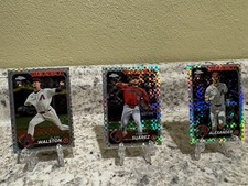 2024 Topps Chrome Update Diamondbacks X-fractor Lot-Walston Suarez Alexander