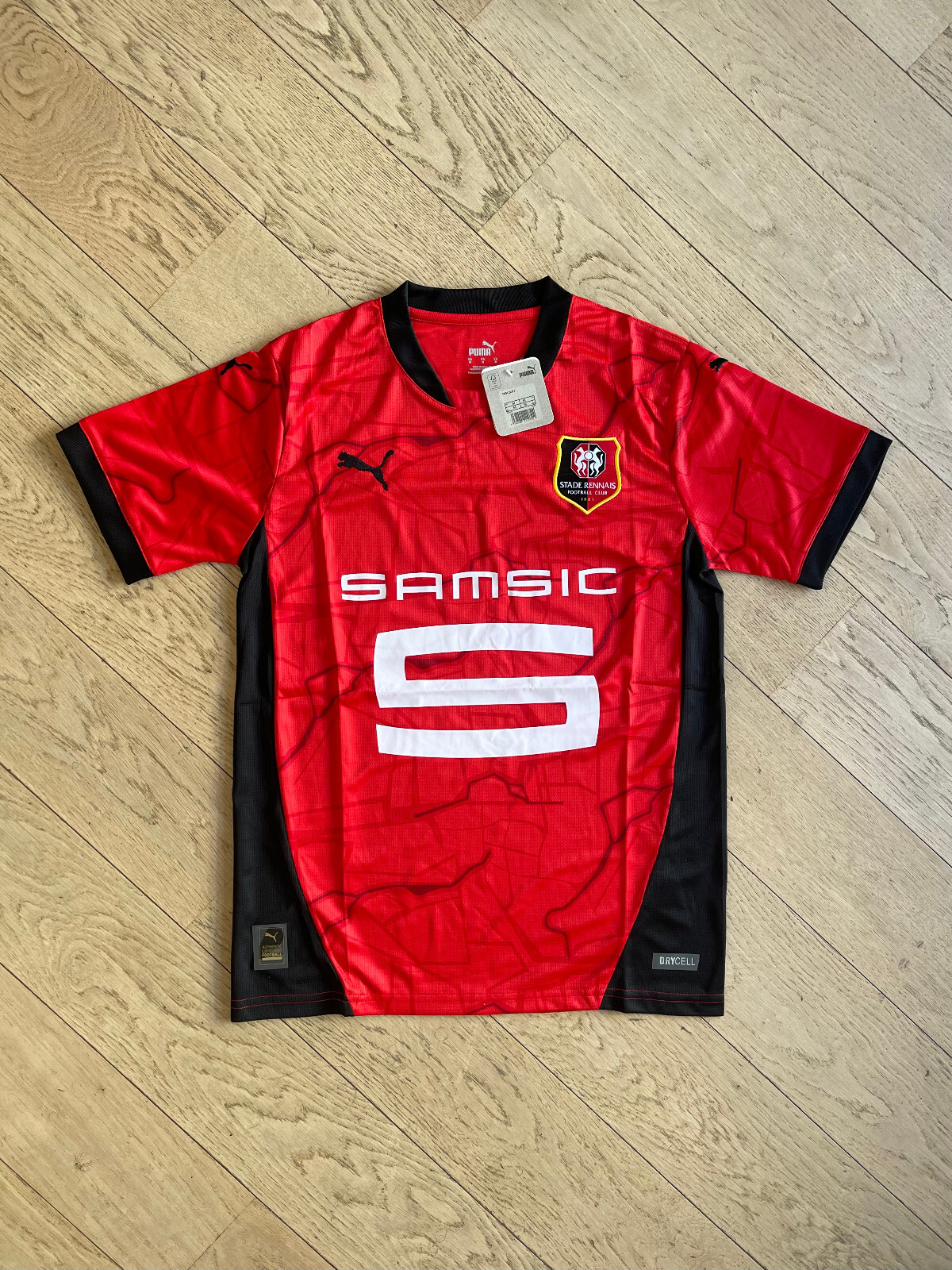 Maillot football Stade Rennais adulte taille M pour supporter la Ligue 1 au stade