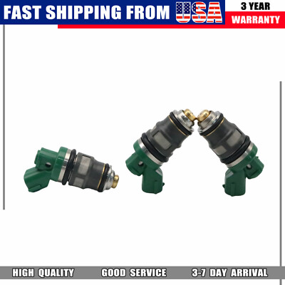 Set of 3 pcs For Suzuki Outboard 40HP 50HP DF 50 40 15710-87J00 Fuel Injectors