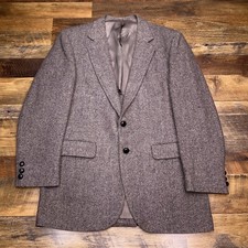 Vintage Stafford Sport Coat 40R Tweed Wool Herringbone Blazer