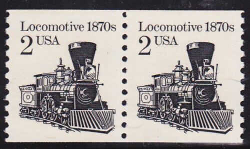 Pairs 2c Locomotive US #2226 (BT DG), US 2226a (NT DG, NT SG) Lot 3, F-VF, MNH - Picture 1 of 2