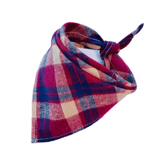 Tartan Dog Bandana over on Neckerchief Gift UK Cat, Rabbit, Pet Neck Scarf NEW - Picture 41 of 75