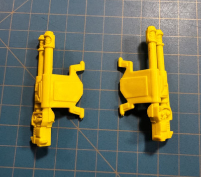 1988 GIJOE X-19 PHANTOM - Energy Diverting Pulse-Fire Laser Cannons SOLD AS PAIR
