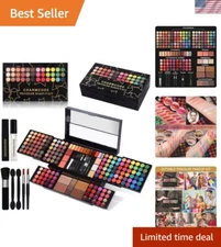 Exquisite 186-Color Professional Makeup Palette with Essential Tools
