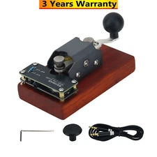 Base Version Automatic/Manual Morse Code Telegraph Key Mini CW Key for Learning